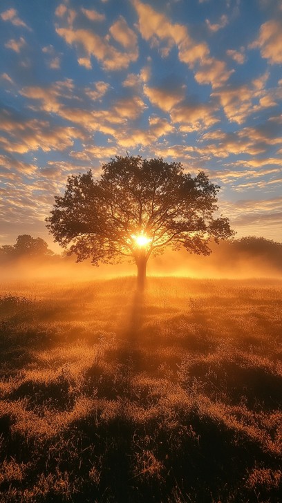 Strengthening - resilient oak tree